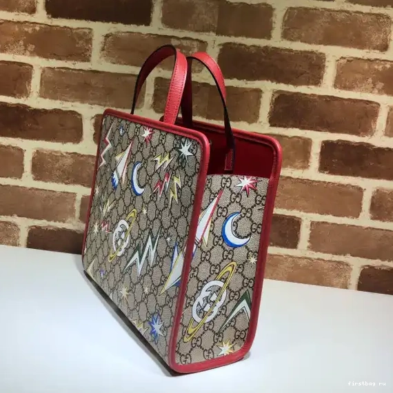 First bag ru bag GG GUCCI tote Children's hearts 0707